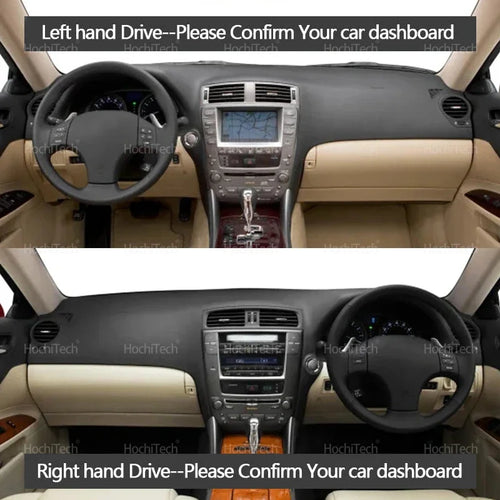 Anti-Slip Mat Dashboard Cover Carpet Sunshade Dashmat Accessories for Lexus IS250 IS300 IS350 2006 2007 2008 2009 2010 2011