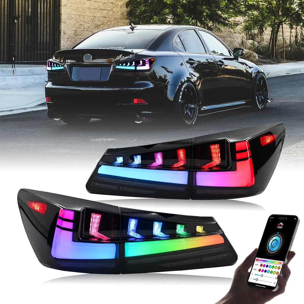 RGB Tail lights Lexus is250/350 2006-2012